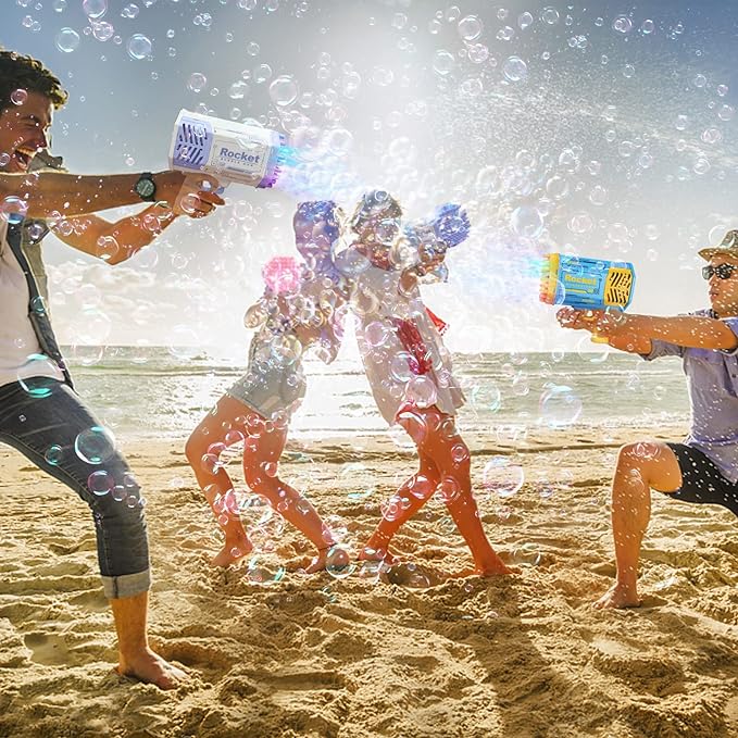 Bubble Gun - 69 Holes Rocket Bazooka Bubble Machine Gun Bubble Gun - 69 Holes Rocket Bazooka Bubble Machine Gun